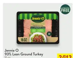 Fresh Thyme Jennie O 93% Lean Ground Turkey offer