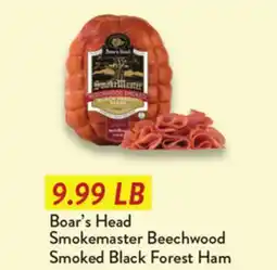 Fresh Thyme Boar's Head Smokemaster Beechwood Smoked Black Forest Ham offer