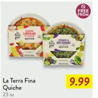 Fresh Thyme La Terra Fina Quiche offer