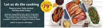 Fresh Thyme Heliday Meal offer