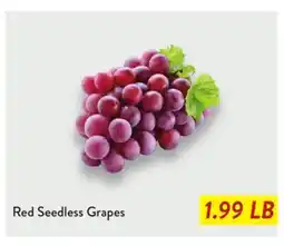 Fresh Thyme Red Seedless Grapes offer