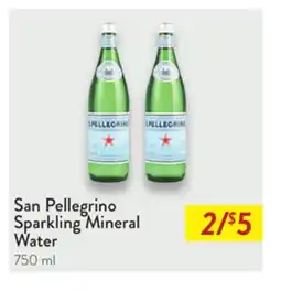 Fresh Thyme San Pellegrino Sparkling Mineral Water offer