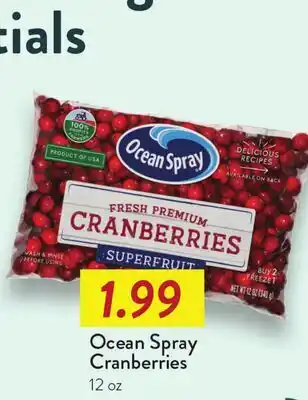 Fresh Thyme Ocean Spray Cranberries offer
