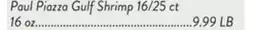 Fresh Thyme Paul Piazza Gulf Shrimp offer