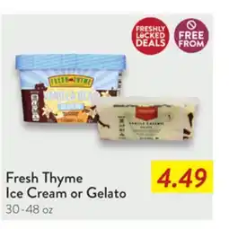 Fresh Thyme Fresh Thyme Ice Cream or Gelato offer