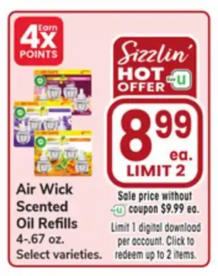 Jewel-Osco Air Wick Scented Oil Refills offer