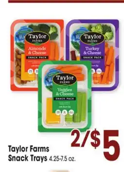 Jewel-Osco Taylor Farms Snack Trays offer