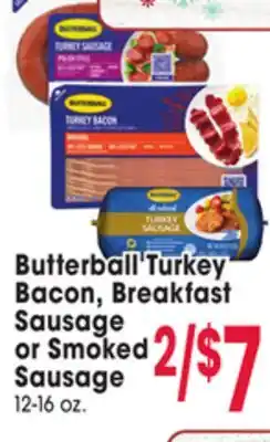 Jewel-Osco Butterball Turkey Bacon, Breakfast Sausage or Smoked Sausage offer