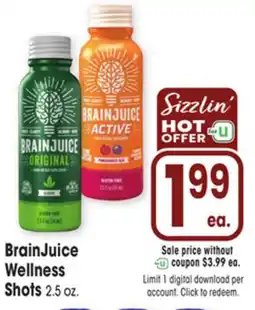 Jewel-Osco BrainJuice Wellness Shots offer