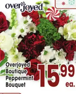 Jewel-Osco Overjoyed Boutique Peppermint Bouquet offer