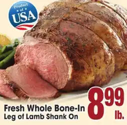 Jewel-Osco Fresh Whole Bone-In Leg of Lamb Shank offer