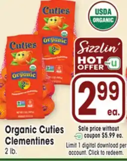 Jewel-Osco Organic Cuties Clementines offer