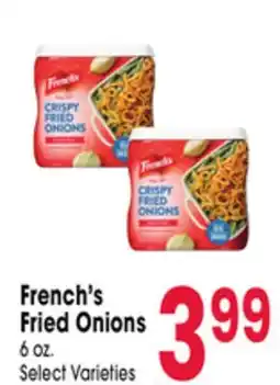 Jewel-Osco French's Fried Onions offer