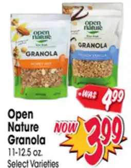 Jewel-Osco Open Nature Granola offer