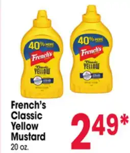 Jewel-Osco French's Classic Yellow Mustard offer