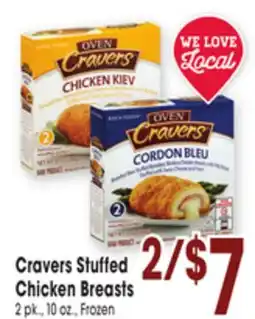 Jewel-Osco Cravers Stuffed Chicken Breasts offer