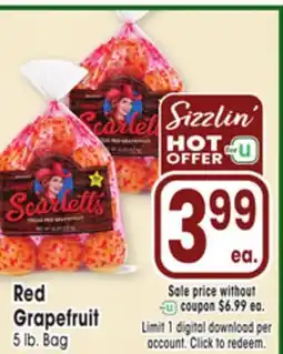 Jewel-Osco Red Grapefruit offer