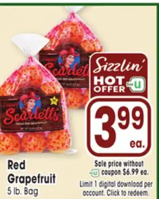Jewel-Osco Red Grapefruit offer