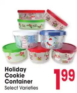 Jewel-Osco Holiday Cookie Container offer
