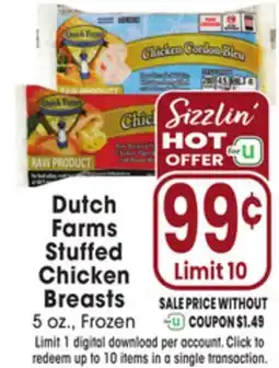 Jewel-Osco Dutch Farms Stuffed Chicken Breasts offer