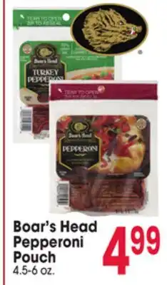Jewel-Osco Boar's Head Pepperoni Pouch offer