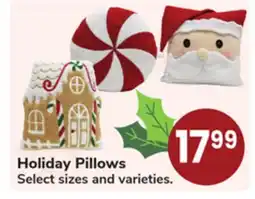 Jewel-Osco Holiday Pillows offer