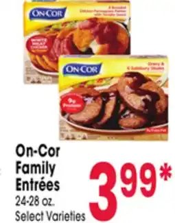Jewel-Osco On-Cor Family Entrées offer