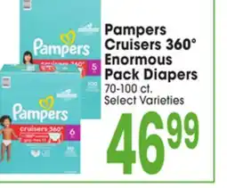 Jewel-Osco Pampers Cruisers 360º Enormous Pack Diapers offer