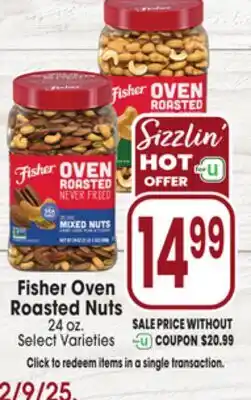 Jewel-Osco Fisher Oven Roasted Nuts offer