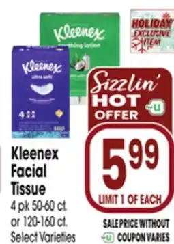 Jewel-Osco Kleenex Facial Tissue offer