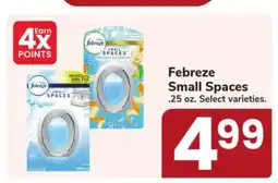 Jewel-Osco Febreze Small Spaces offer