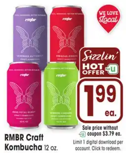 Jewel-Osco RMBR Craft Kombucha offer