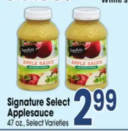 Jewel-Osco Signature Select Applesauce offer