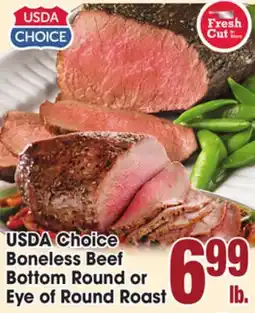 Jewel-Osco USDA Choice Boneless Beef Bottom Round or Eye of Round Roast offer