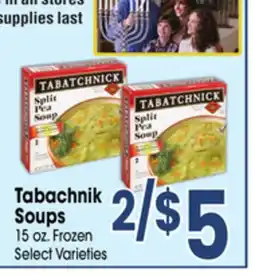 Jewel-Osco Tabatchnik Soups offer