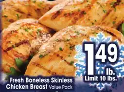 Jewel-Osco Fresh Boneless Skinless Chicken Breast offer