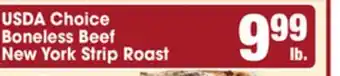 Jewel-Osco USDA Choice Boneless Beef New York Strip Roast offer