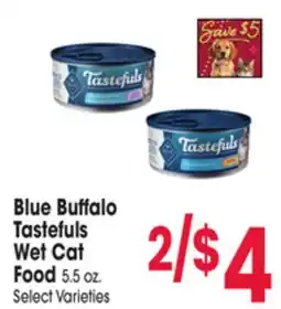 Jewel-Osco Blue Buffalo Tastefuls Wet Cat Food offer
