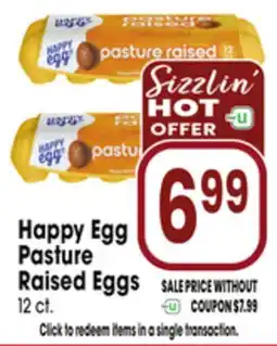 Jewel-Osco Happy Egg Pasture Raised Eggs offer