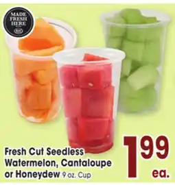 Jewel-Osco Fresh Cut Seedless Watermelon, Cantaloupe offer