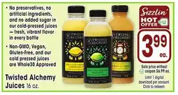 Jewel-Osco Twisted Alchemy Juices offer
