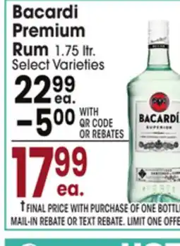 Jewel-Osco Bacardi Premium Rum offer