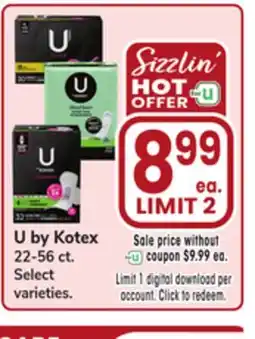 Jewel-Osco U by Kotex offer