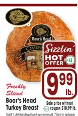 Jewel-Osco Boar's Head Turkey Breast offer