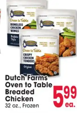 Jewel-Osco Dutch Farms Oven to Table Breaded offer