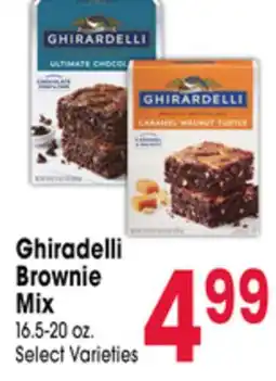 Jewel-Osco Ghiradelli Brownie Mix offer
