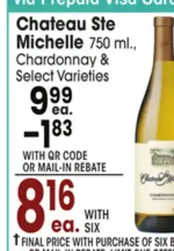 Jewel-Osco Chateau Ste Michelle offer