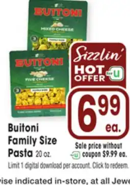 Jewel-Osco Buitoni Family Size Pasta offer