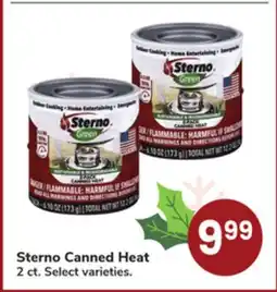 Jewel-Osco Sterno Canned Heat offer