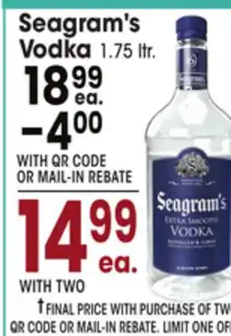 Jewel-Osco Seagram's Vodka offer